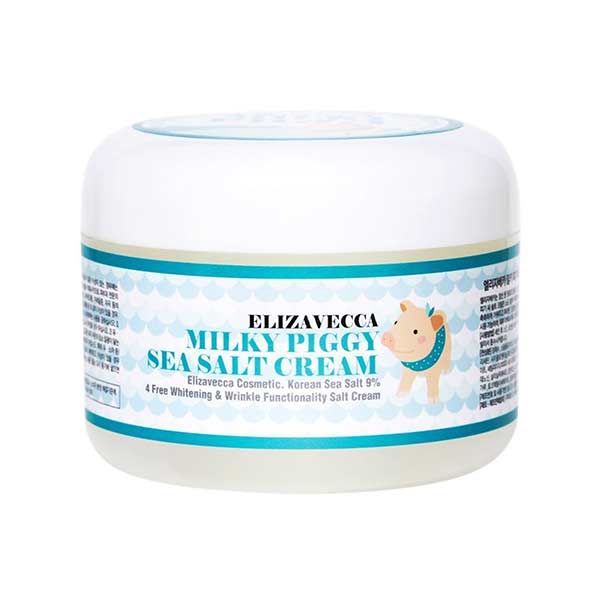 کرم نمک دریایی سفید کننده و ضد چروک الیزاوکا ELIZAVECCA sea salt cream فروشگاه انس کالا